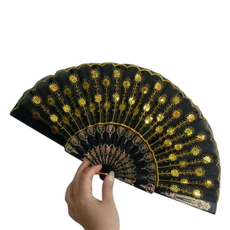 wofedyo Spanish Lace Silk Folding Hand Held Dance Fan Flower Pattern for Party Wedding
wofedyo Spanish Lace Silk Folding Hand Held Dance Fan Flower Pattern for Party Wedding