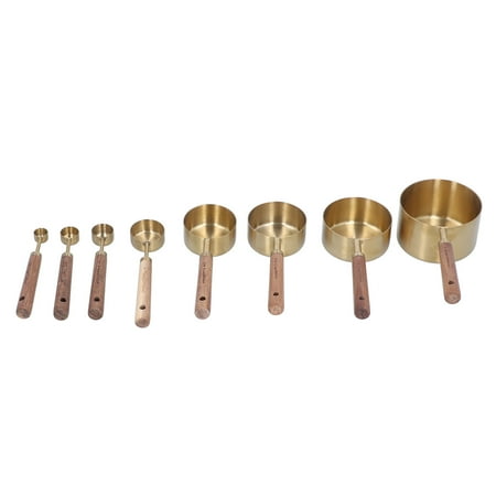 Xemplaro 8Pcs Stainless Steel Measuring Cup with Wooden Handle Bartending Scale Measuring Spoon Baking Tool
Xemplaro 8Pcs Stainless Steel Measuring Cup with Wooden Handle Bartending Scale Measuring Spoon Baking Tool