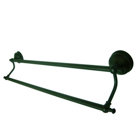 24 Inch Dual Towel Bar - Oil Rubbed Bronze Finish