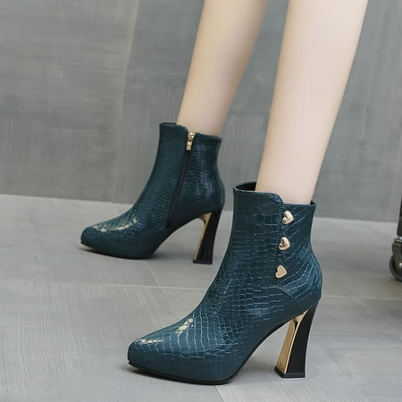 Gubotare Women S Boots Women s Round Toe Suede Stacked Heel Western Ankle Bootie Green 7.5
Gubotare Women S Boots Women s Round Toe Suede Stacked Heel Western Ankle Bootie Green 7.5