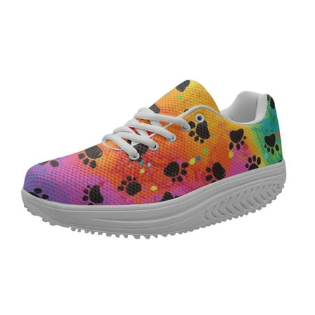 Kawaii Cute Dog Paw Pattern Ladies Spring Autumn Platform Shoes Lace Up Breathable Sneakers Wear-Resistant Party Gift Footwear
Kawaii Cute Dog Paw Pattern Ladies Spring Autumn Platform Shoes Lace Up Breathable Sneakers Wear-Resistant Party Gift Footwear
