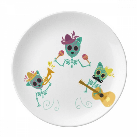 Painted Mexico Undead Festival Plate Decorative Porcelain Salver Tableware Dinner Dish
Painted Mexico Undead Festival Plate Decorative Porcelain Salver Tableware Dinner Dish
