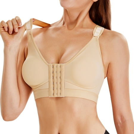 KUMAYES Postoperative Support Sports Bra for Women Front Closure Removable Pads Wirefree Bra
KUMAYES Postoperative Support Sports Bra for Women Front Closure Removable Pads Wirefree Bra