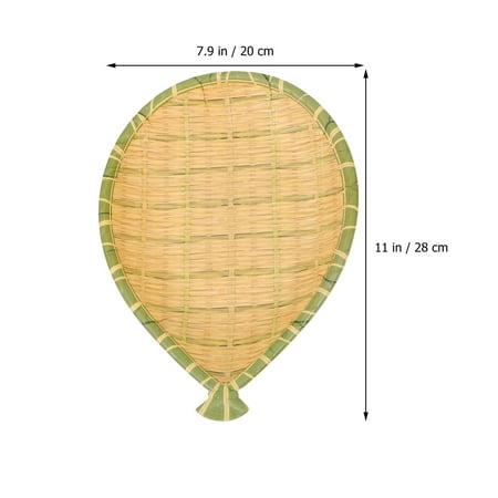 2pcs Simulation Bamboo Woven Trays Drainage Weaving Tray Simlulation Woven Tray