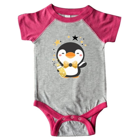 Inktastic New Year s Baby Penguin in Bow Tie with Bottle Gift Baby Boy or Baby Girl Bodysuit
Inktastic New Year s Baby Penguin in Bow Tie with Bottle Gift Baby Boy or Baby Girl Bodysuit