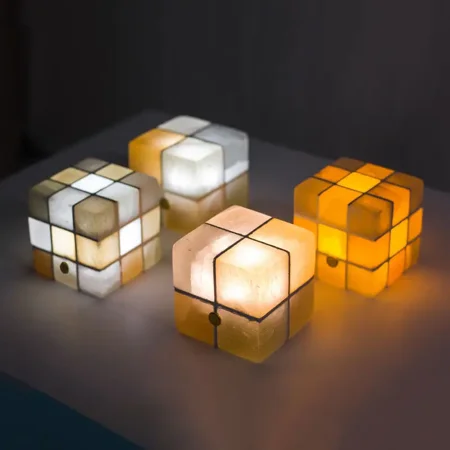 Rubik‘s Cube Mineral Night Light