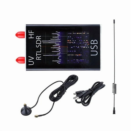 SDR Receiver 100KHz-1.7GHz Full Band UV HF RTL-SDR USB Short Wave Broadband Software-Defined Radio