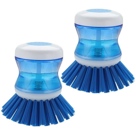 Dish Brush with Soap Dispenser for Dishes Pot Pan Kitchen Sink Scrubbing Blue 2pcs
Dish Brush with Soap Dispenser for Dishes Pot Pan Kitchen Sink Scrubbing Blue 2pcs