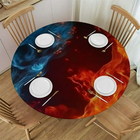 Abstract fire Black Round Fitted Tablecloth Elastic Edged Table Cloth for Tabletop Room Indoor Outdoor Decor
Abstract fire Black Round Fitted Tablecloth Elastic Edged Table Cloth for Tabletop Room Indoor Outdoor Decor