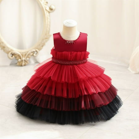 9M-4T Little Girls Lace Sleeveless Tulle Flower Princess Party Dresses Back Bow Red 2-3 Years
9M-4T Little Girls Lace Sleeveless Tulle Flower Princess Party Dresses Back Bow Red 2-3 Years