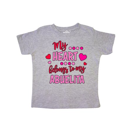Inktastic My Heart Belongs to my Abuelita Gift Toddler Boy or Toddler Girl T-Shirt
Inktastic My Heart Belongs to my Abuelita Gift Toddler Boy or Toddler Girl T-Shirt