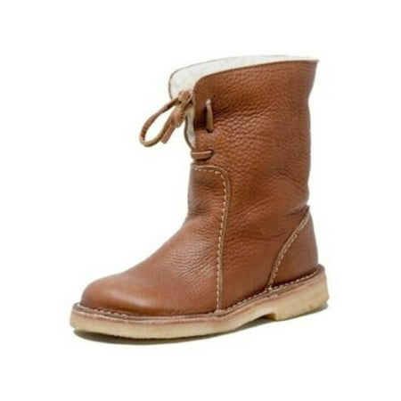 Fangasis Womens Winter Boot Faux Fur Warm Shoes Mid-Calf Snow Boots Women Walking Waterproof Plush Lined Yellow Brown US 9
Fangasis Womens Winter Boot Faux Fur Warm Shoes Mid-Calf Snow Boots Women Walking Waterproof Plush Lined Yellow Brown US 9