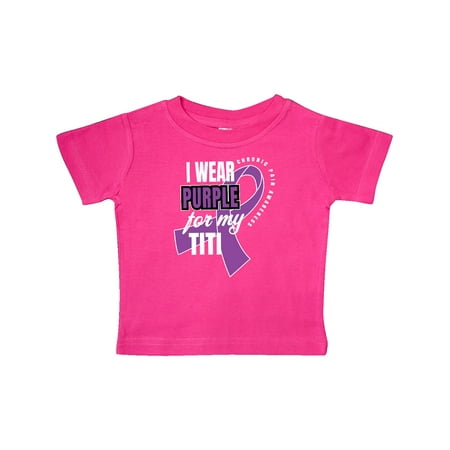 Inktastic Chronic Pain I Wear Purple For My Titi Gift Baby Boy or Baby Girl T-Shirt
Inktastic Chronic Pain I Wear Purple For My Titi Gift Baby Boy or Baby Girl T-Shirt