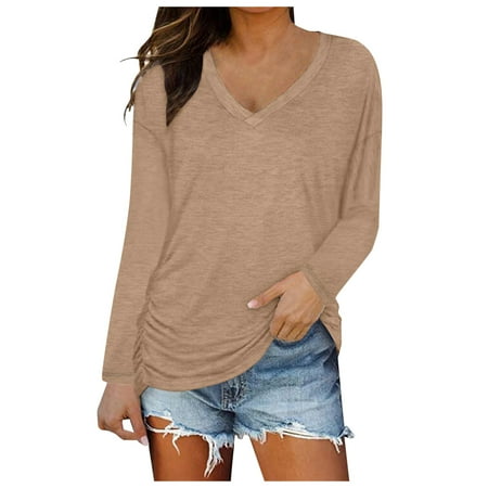 JDEFEG T Shirts for Women Short Sleeve Scrub Jackets Pullover for Ladies Vacationbasic Pullover Blouses Neck Exercise Womens Tops Long Sleeve Shirts for Women Polyester Khaki S
JDEFEG T Shirts for Women Short Sleeve Scrub Jackets Pullover for Ladies Vacationbasic Pullover Blouses Neck Exercise Womens Tops Long Sleeve Shirts for Women Polyester Khaki S