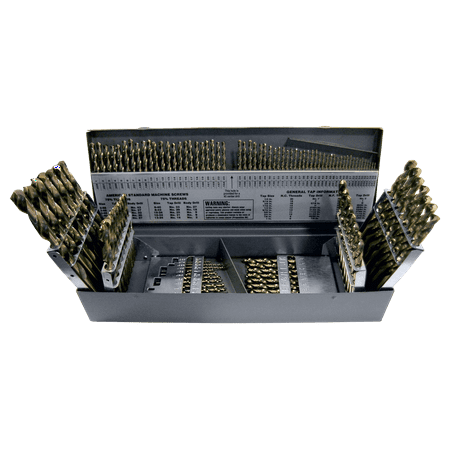 Cle-Line Jobber Drill Set 115 pc Cobalt C21129