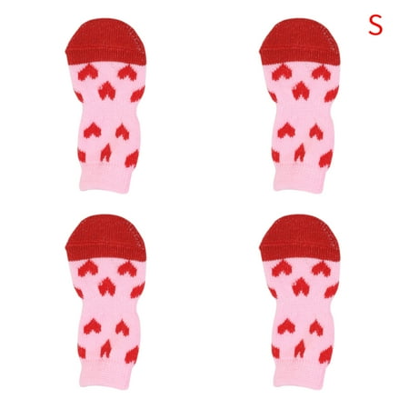 4 Pairs Pet Socks Cotton Non-skid Animals Paw Protector Floor Sock for Indoor Traction Control Light Red S
4 Pairs Pet Socks Cotton Non-skid Animals Paw Protector Floor Sock for Indoor Traction Control Light Red S