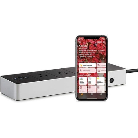 Eve Energy Strip - Apple HomeKit Smart Home Triple Outlet & Power Meter with Built-in Schedules & Switches
Eve Energy Strip - Apple HomeKit Smart Home Triple Outlet & Power Meter with Built-in Schedules & Switches