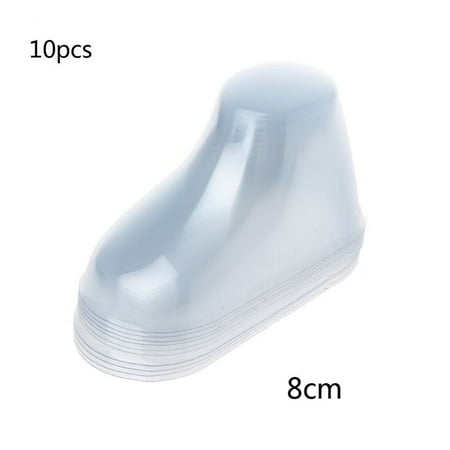 10pcs/pack clear plastic baby booties display socks PVC