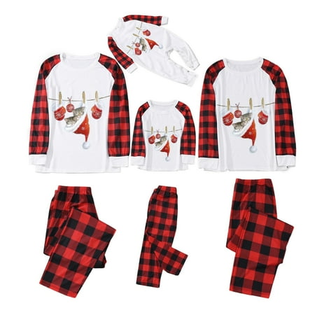 Christmas Pajamas for Family Sets Matching PJs Plaid Long Sleeve Tops Pants Sleeper
Christmas Pajamas for Family Sets Matching PJs Plaid Long Sleeve Tops Pants Sleeper
