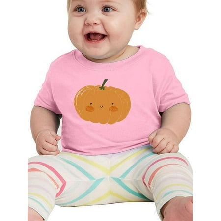 Funny Cute Big Pumpkin T-Shirt Infant -Image by Shutterstock 6 Months