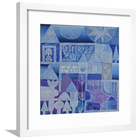 Blue Gardens Framed Print Wall Art By Hilke Macintyre