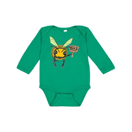 Inktastic Save the Bees Please- cute bee with sign Gift Baby Boy or Baby Girl Long Sleeve Bodysuit
Inktastic Save the Bees Please- cute bee with sign Gift Baby Boy or Baby Girl Long Sleeve Bodysuit