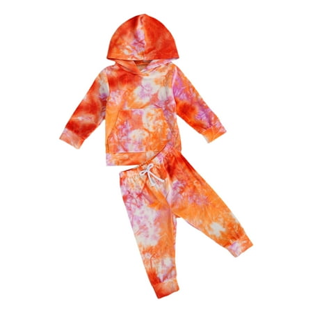 Canrulo Newborn Baby Boy Girl Tie Dye Outfits Long Sleeve Hooded Tops+Long Pants Set 2Pcs Fall Winter Clothes Orange 3-4 Years
Canrulo Newborn Baby Boy Girl Tie Dye Outfits Long Sleeve Hooded Tops+Long Pants Set 2Pcs Fall Winter Clothes Orange 3-4 Years