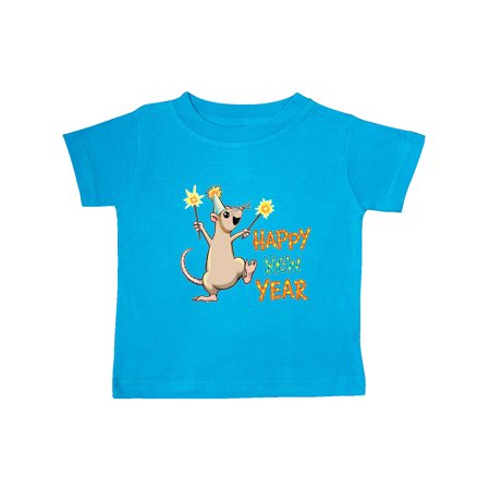 Inktastic Happy New Year Rat with Sparklers in Party Hat Gift Baby Boy or Baby Girl T-Shirt
Inktastic Happy New Year Rat with Sparklers in Party Hat Gift Baby Boy or Baby Girl T-Shirt