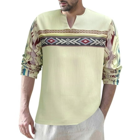 LBECLEY Cotton and Spandex Tops Male Casual Vintage Printed V Neck T Shirt Blouse Long Sleeve Tops T Shirt Scrub Tops Long Sleeve Men D Xl
LBECLEY Cotton and Spandex Tops Male Casual Vintage Printed V Neck T Shirt Blouse Long Sleeve Tops T Shirt Scrub Tops Long Sleeve Men D Xl