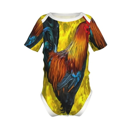 Adobk Colorful Rooster Print Baby Climbing Clothes Jumpsuit Rompers Classic Rompers Child Short sleeve Bodysuits-18 Months
Adobk Colorful Rooster Print Baby Climbing Clothes Jumpsuit Rompers Classic Rompers Child Short sleeve Bodysuits-18 Months