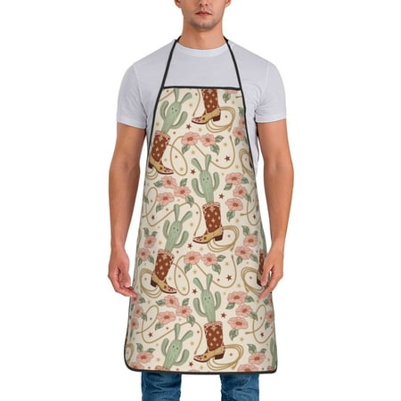 Zeuib Floral Cowboy Boots Print Unisex Waterproof Aprons Cooking Aprons for Kitchen Gardening and Salon Water & Oil Resistant
Zeuib Floral Cowboy Boots Print Unisex Waterproof Aprons Cooking Aprons for Kitchen Gardening and Salon Water & Oil Resistant