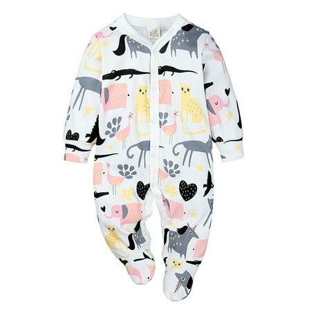 Infant Girls Bodysuit Cartoon Printed Long Sleeve Winter Pajamas Newborn Kids Children Cartoon Fashion Outwear Streetwear Spring Summer Rompers Jumpsuits
Infant Girls Bodysuit Cartoon Printed Long Sleeve Winter Pajamas Newborn Kids Children Cartoon Fashion Outwear Streetwear Spring Summer Rompers Jumpsuits