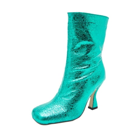 PMUYBHF Heel Boots Size 5 New Women Middle Zipper Boots High Heel Boots Shiny Lace-up Womens Fall Boots
PMUYBHF Heel Boots Size 5 New Women Middle Zipper Boots High Heel Boots Shiny Lace-up Womens Fall Boots