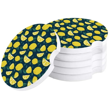 KXMDXA Fresh Yellow Lemon and Green Leaf Set of 2 Car Coaster for Drinks Absorbent Ceramic Stone Coasters Cup Mat with Cork Base for Home Kitchen Room Coffee Table Bar Decor
KXMDXA Fresh Yellow Lemon and Green Leaf Set of 2 Car Coaster for Drinks Absorbent Ceramic Stone Coasters Cup Mat with Cork Base for Home Kitchen Room Coffee Table Bar Decor