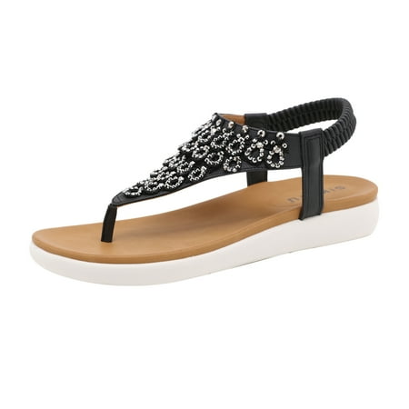 Kukoosong Comfy Women Sandals Summer Sandals For Women Pinch Toe Flat Slip On Sandals Crystal Roman Shoes Open Toe Casual Sandals Wedge Sandals Black 41
Kukoosong Comfy Women Sandals Summer Sandals For Women Pinch Toe Flat Slip On Sandals Crystal Roman Shoes Open Toe Casual Sandals Wedge Sandals Black 41