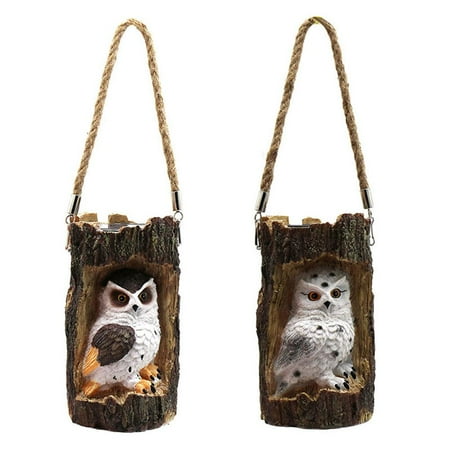 Worallymy Creative LED Solar Owl Hanging Light Resin Garden Lamp Waterproof Chandelier Hemp Rope Hanging Lantern for Outdoor Garden
Worallymy Creative LED Solar Owl Hanging Light Resin Garden Lamp Waterproof Chandelier Hemp Rope Hanging Lantern for Outdoor Garden