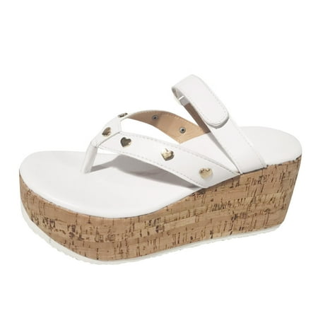 Slippers for Women Fashion Women S Casual Shoes Breathable Wedge Heel Outdoor Leisure Slippers Womens Slippers Pu White 40
Slippers for Women Fashion Women S Casual Shoes Breathable Wedge Heel Outdoor Leisure Slippers Womens Slippers Pu White 40
