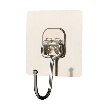 Large Adhesive Hooks for Hanging Heavy-Duty 44Ib(Max) 5 Packs Wall Hangers without Nails Self-Adhesive Traceless Clear And Removable Waterproof And Rustproof Multiple Uses for Bathroom Kitchen Home
Large Adhesive Hooks for Hanging Heavy-Duty 44Ib(Max) 5 Packs Wall Hangers without Nails Self-Adhesive Traceless Clear And Removable Waterproof And Rustproof Multiple Uses for Bathroom Kitchen Home