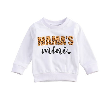 Canrulo Toddler Baby Girls Sweatshirts Mama s Mini O Neck Long Sleeve Crewneck Pullover Tops Fall Winter Warm Clothes White 2-3 Years
Canrulo Toddler Baby Girls Sweatshirts Mama s Mini O Neck Long Sleeve Crewneck Pullover Tops Fall Winter Warm Clothes White 2-3 Years