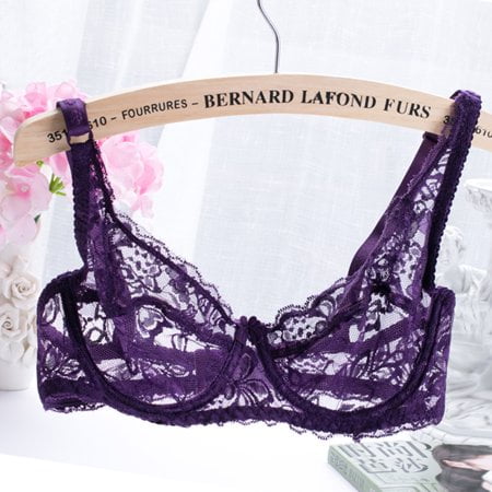New Women Lace Gauze Bra Push Up 3/4 Cup Hook-and- Eye Breathable Ultra-thin bra Lingerie Underwear
New Women Lace Gauze Bra Push Up 3/4 Cup Hook-and- Eye Breathable Ultra-thin bra Lingerie Underwear