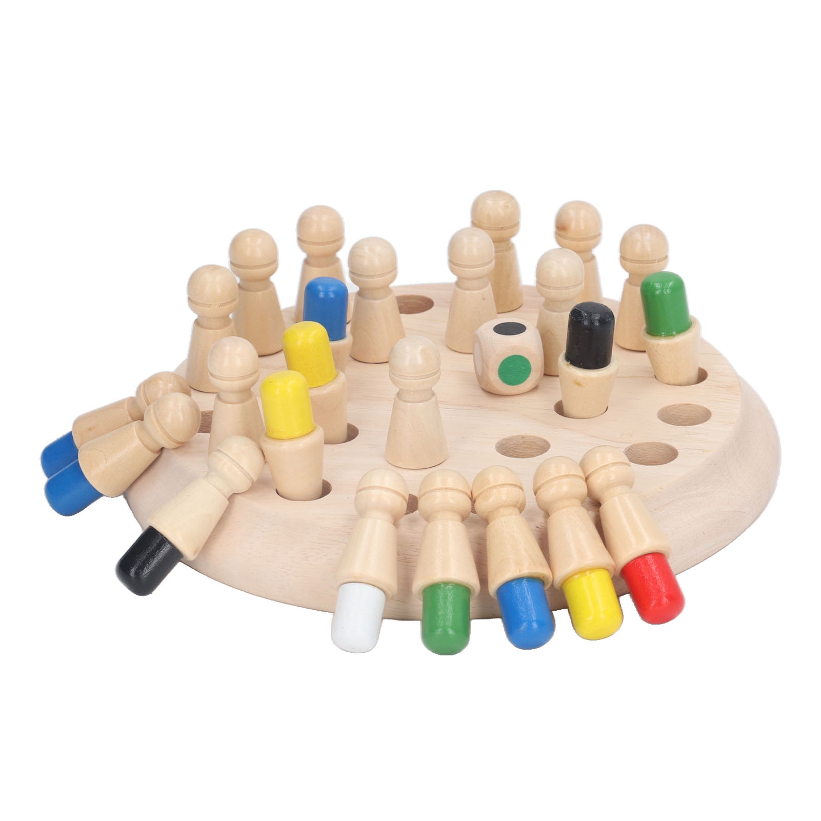 Memory Match Stick Chess Interactive Wooden Memory Chess Game With