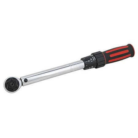 Performance Tool M196 1/4-Inch Drive 250 in/lb Click Torque Wrench black