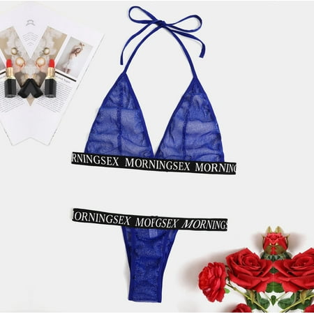 Corashan Lingerie for Women Fashion Women Plus Size Bra Sexy Underwear G-String Letter Set Sexy Lingerie Sexy Lingerie for Women
Corashan Lingerie for Women Fashion Women Plus Size Bra Sexy Underwear G-String Letter Set Sexy Lingerie Sexy Lingerie for Women