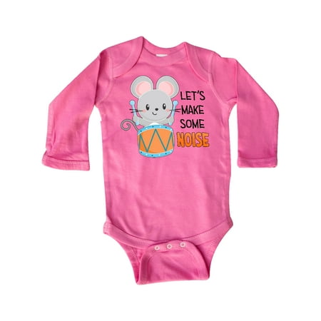 Inktastic Let s Make Some Noise Cute Mouse Drummer Gift Baby Boy or Baby Girl Long Sleeve Bodysuit
Inktastic Let s Make Some Noise Cute Mouse Drummer Gift Baby Boy or Baby Girl Long Sleeve Bodysuit
