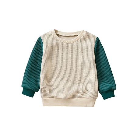 Ma&Maby Kids Toddler Baby Boys Girls Sweatshirt Long Sleeve Crew Neck Contrast Color Pullover Tops
Ma&Maby Kids Toddler Baby Boys Girls Sweatshirt Long Sleeve Crew Neck Contrast Color Pullover Tops