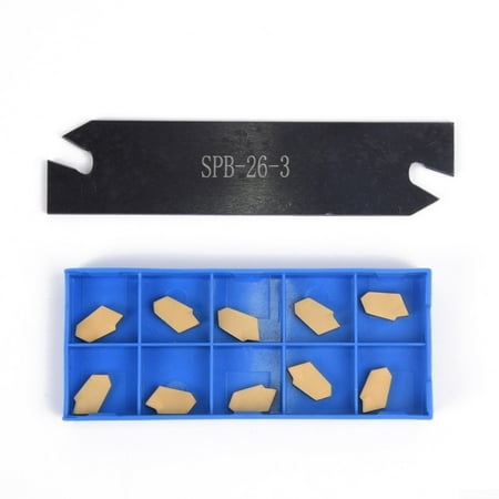 10 X GTN-3 SP300 Insert Lathe Cut-Off Grooving Parting Tool Holder SPB26 -3 New