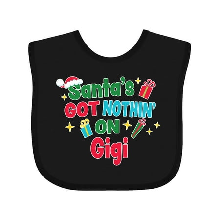 Inktastic Santa s Got Nothin on Gigi with Christmas Presents Gift Baby Boy or Baby Girl Bib
Inktastic Santa s Got Nothin on Gigi with Christmas Presents Gift Baby Boy or Baby Girl Bib