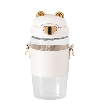 Cartoon Bear Water Bottle with Straw BPA-Free 500ML Drinking Bottle for Kids White 600ml
Cartoon Bear Water Bottle with Straw BPA-Free 500ML Drinking Bottle for Kids White 600ml