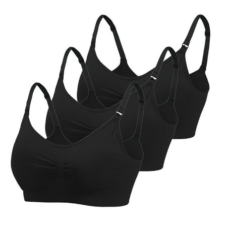 3 Pack Nursing Bra for Breastfeeding Maternity Bras Push Up Seamless Pregnancy Bralette Underwear Adjustable Shoulder Strap Wireless Sleep Bra with Removable Pads
3 Pack Nursing Bra for Breastfeeding Maternity Bras Push Up Seamless Pregnancy Bralette Underwear Adjustable Shoulder Strap Wireless Sleep Bra with Removable Pads