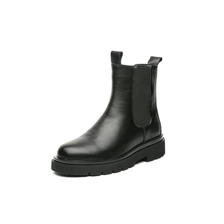 Crocowalk Mens Work Bootie Pull On Ankle Boots Elastic Chelsea Boot Waterproof Plush Lining Short Booties Unisex Slip Resistant British Style Winter Warm Shoe Black 5.5
Crocowalk Mens Work Bootie Pull On Ankle Boots Elastic Chelsea Boot Waterproof Plush Lining Short Booties Unisex Slip Resistant British Style Winter Warm Shoe Black 5.5